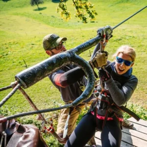 Orjaški spust v parku Geoss