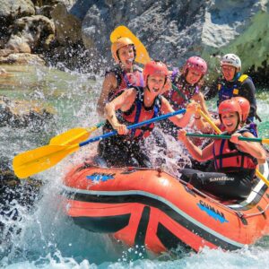 Klasični rafting na Soči