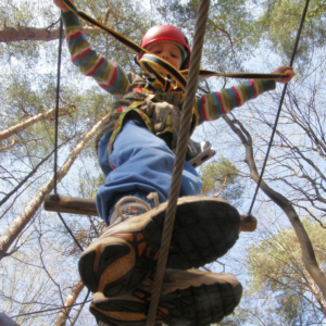 Otroški rojstnodnevni paket v adrenalinskim parku Betnava
