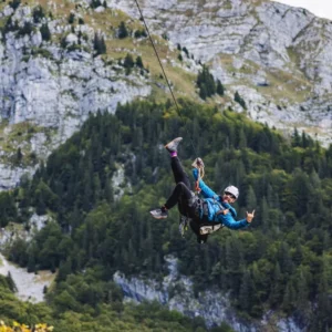 Zipline spust iz Kanina